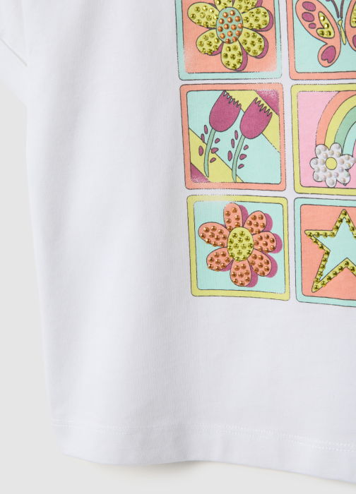 OVS Kids Футболка Для Девочек Bright White 3-10 Лет [4]