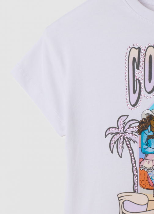 OVS Kids Футболка Для Девочек Bright White 3-10 Лет [4]