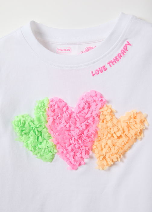 OVS Kids Tricou Lucent White Fete 3-10 Ani [3]