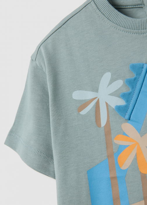 OVS Kids Tricou Silver Blue Baieti 9-36 Luni [3]