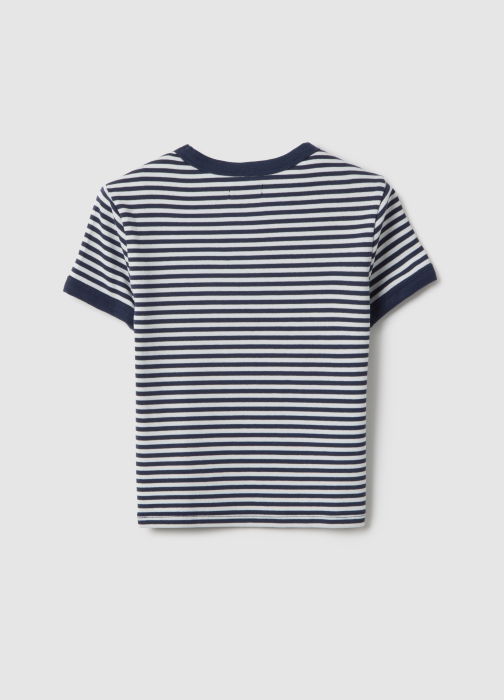 OVS Kids Tricou White-Striped Blue Fete 10-15 Ani [2]