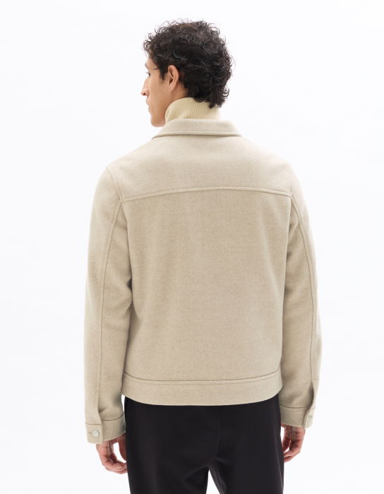 Мужское Пальто Бежевая  [3]