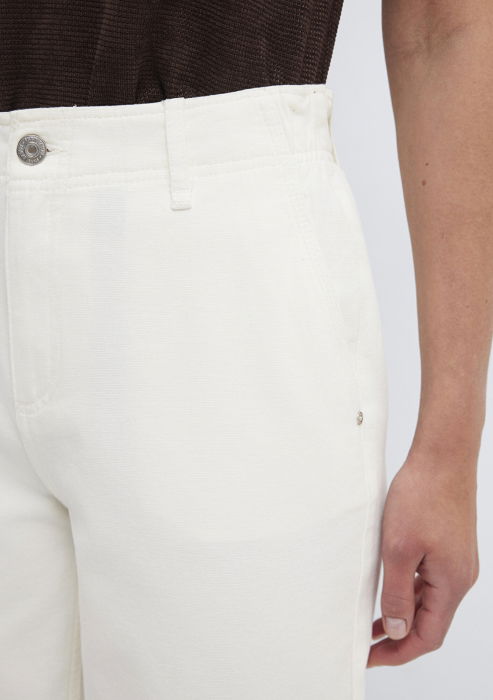 Женские Брюки Белые Carrot [6]