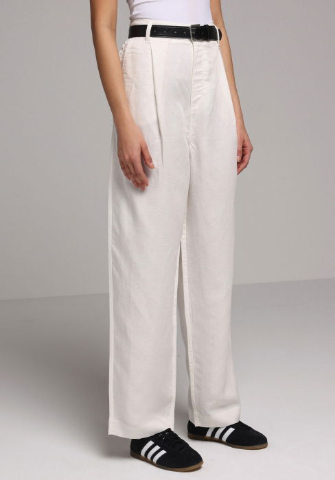 Pantaloni Albi Femei [3]