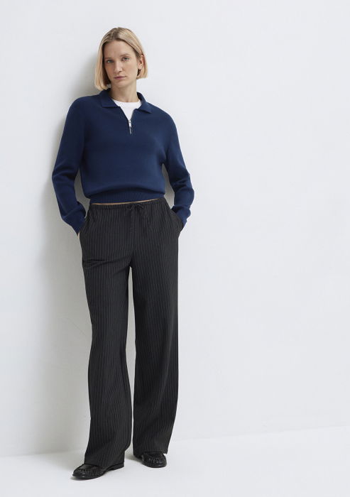 Pantaloni Antracit Straight Femei [2]