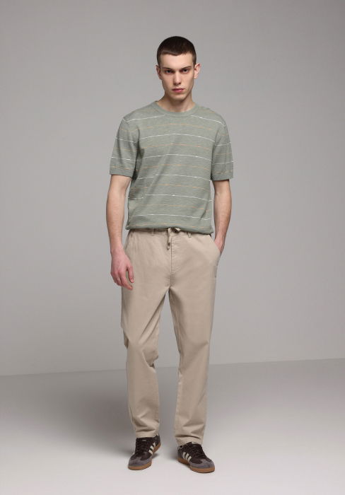 Pantaloni Bej Regular Barbati [3]