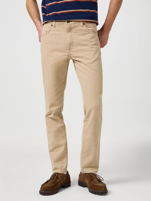 Pantaloni Bej Slim Tapered Barbati [2]