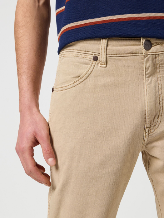 Pantaloni Bej Slim Tapered Barbati [4]