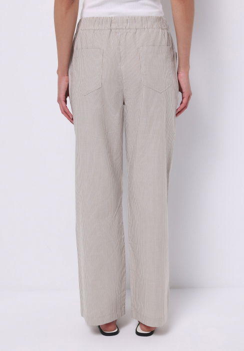 Женские Брюки Бежевые Straight [2]