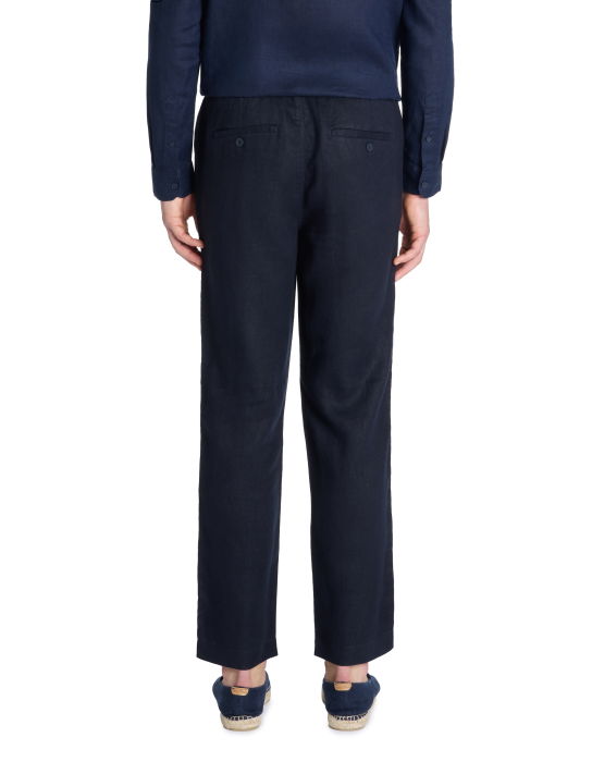 Мужские Брюки Темно-Синие Straight [3]