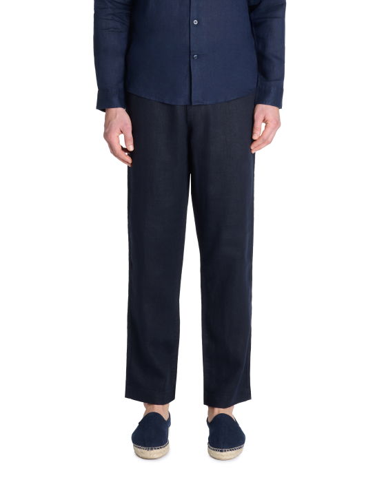 Мужские Брюки Темно-Синие Straight [2]