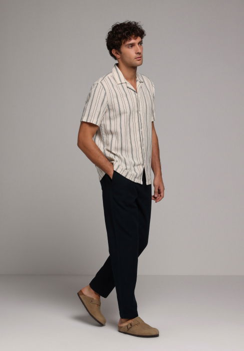 Pantaloni Navy Regular Barbati [2]