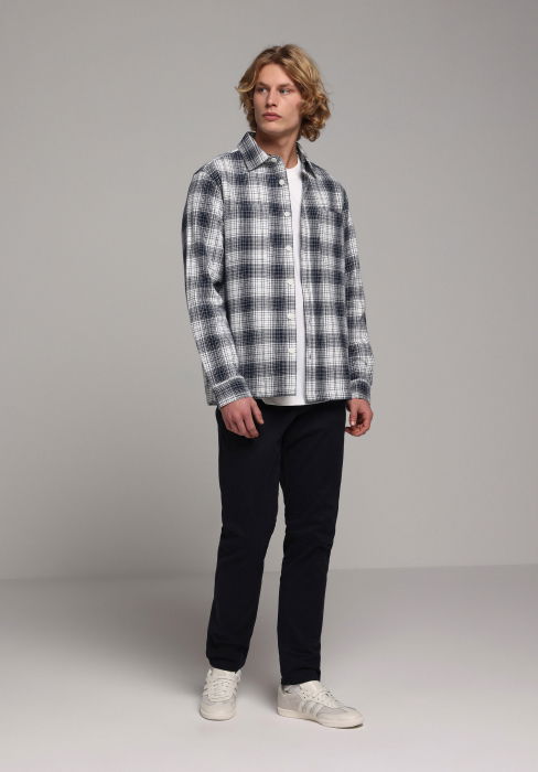 Pantaloni Navy Slim Barbati [3]