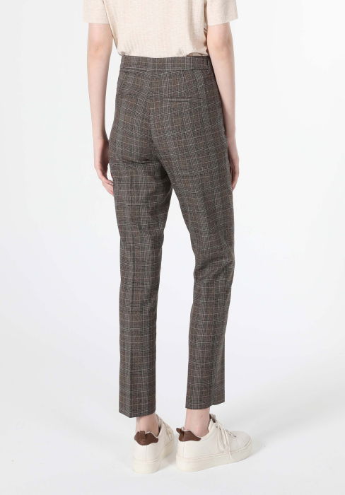 Женские Брюки Коричневые Regular [2]