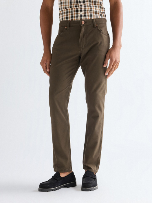 Pantaloni Cafenii Regular Straight Barbati [2]