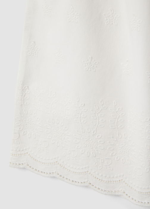 Габардиновые Брюки Для Девочек White Alyssum 3-10 Лет [4]