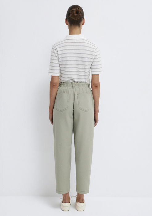 Женские Брюки Серые Carrot [5]