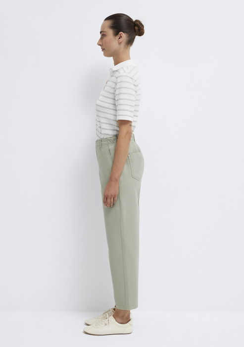 Женские Брюки Серые Carrot [4]