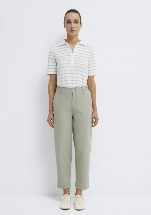 Женские Брюки Серые Carrot [3]