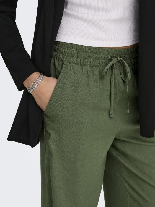 Женские Брюки Хаки  Loose [4]