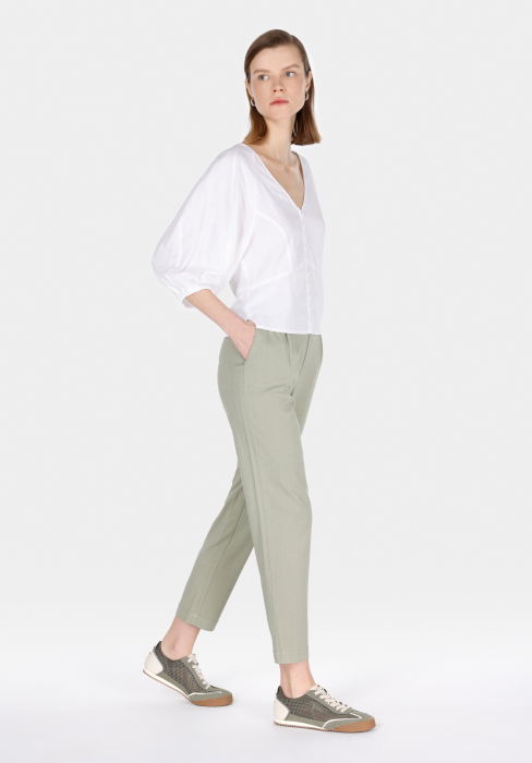 Женские Брюки Мятные Regular [3]