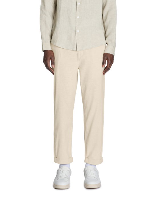 Pantaloni Crem Straight Barbati [2]