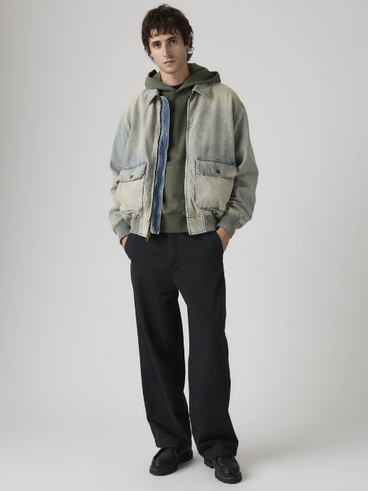 Pantaloni Negri Baggy Barbati [5]