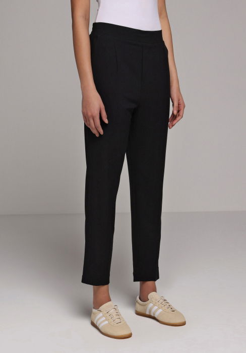 Женские Брюки Чёрные Regular [4]