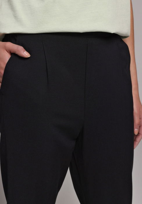 Женские Брюки Чёрные Regular [5]