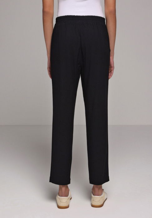 Женские Брюки Чёрные Regular [2]