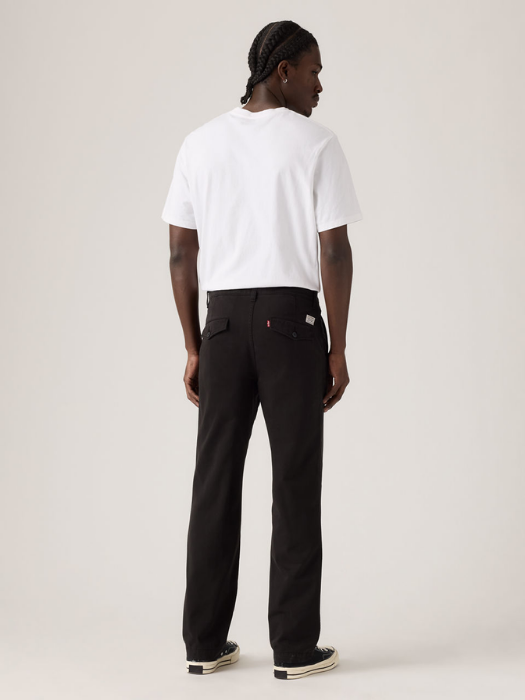 Pantaloni Negri Straight Barbati [3]