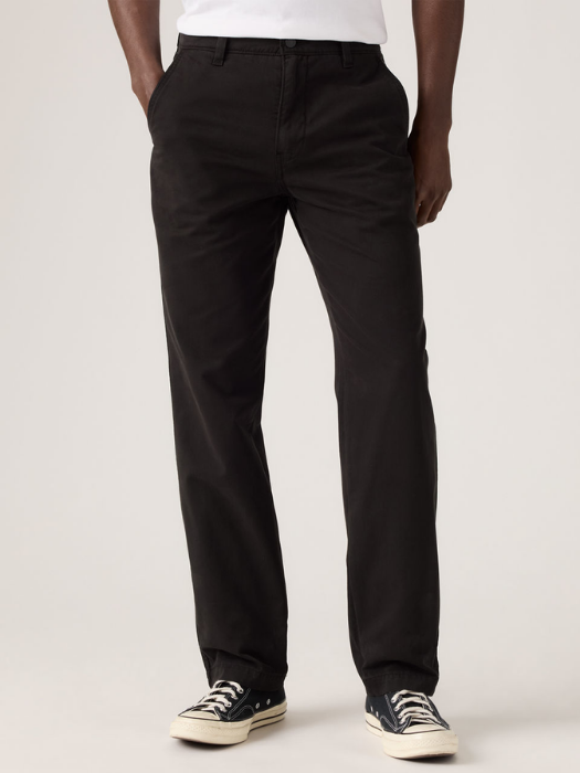 Pantaloni Negri Straight Barbati [4]