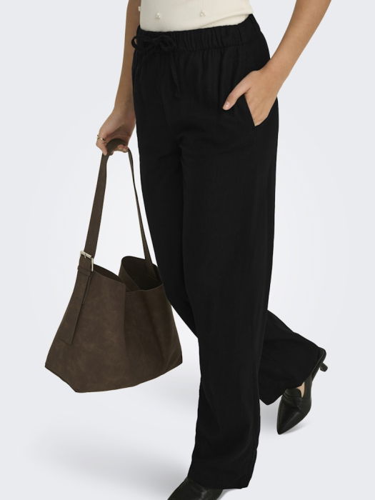 Pantaloni Negri  Straight Femei [3]