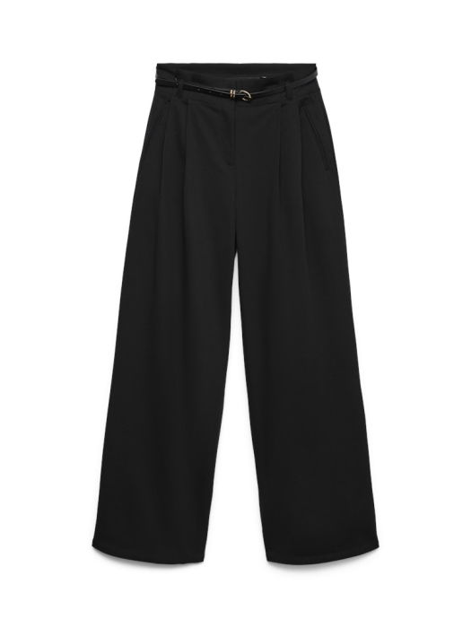 Женские Брюки Чёрные  Wide Leg [5]