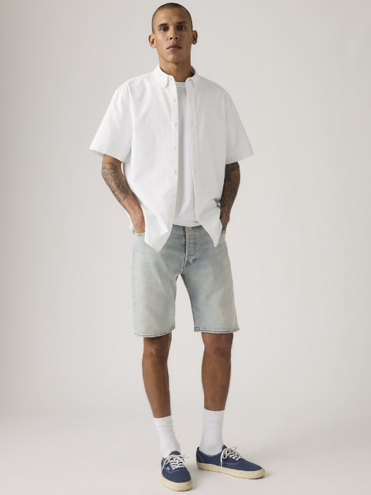 Pantaloni Scurti Acik Straight Barbati [3]