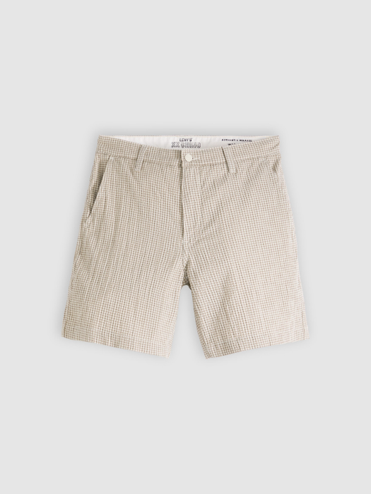 Мужские Шорты Белые/Бежевые Straight [6]