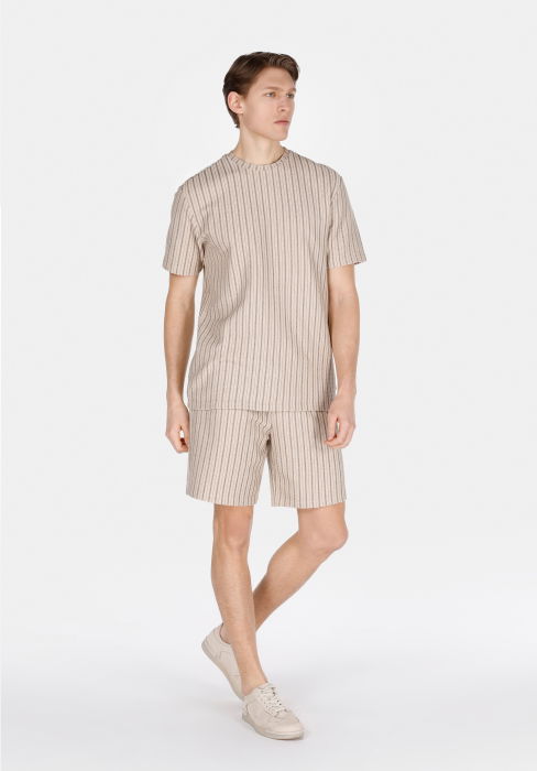 Pantaloni Scurti Bej Regular Barbati [3]