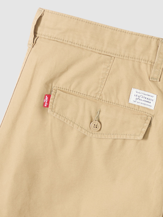 Мужские Шорты Бежевые Straight [7]