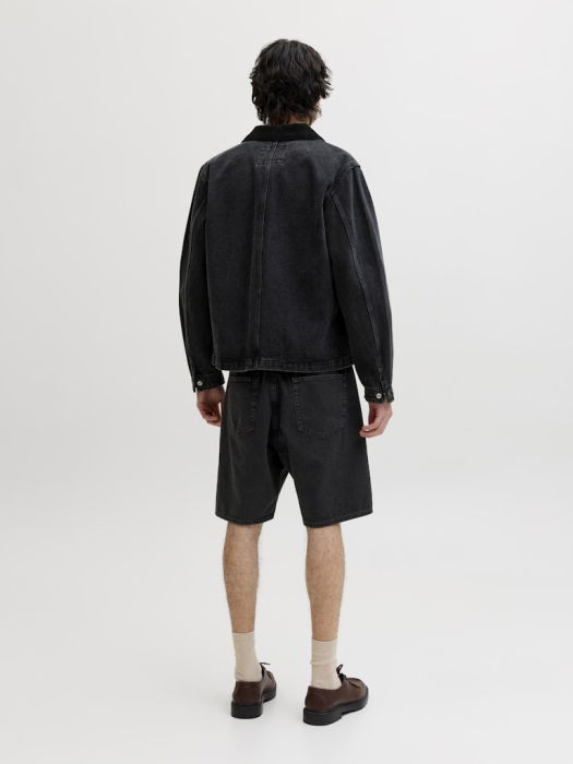 Pantaloni Scurti Negri Relaxed Barbati [2]