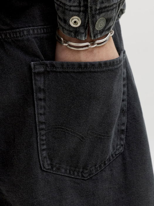 Pantaloni Scurti Negri Relaxed Barbati [6]