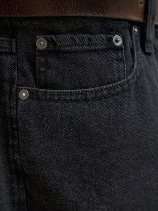 Pantaloni Scurti Negri Relaxed Barbati [5]