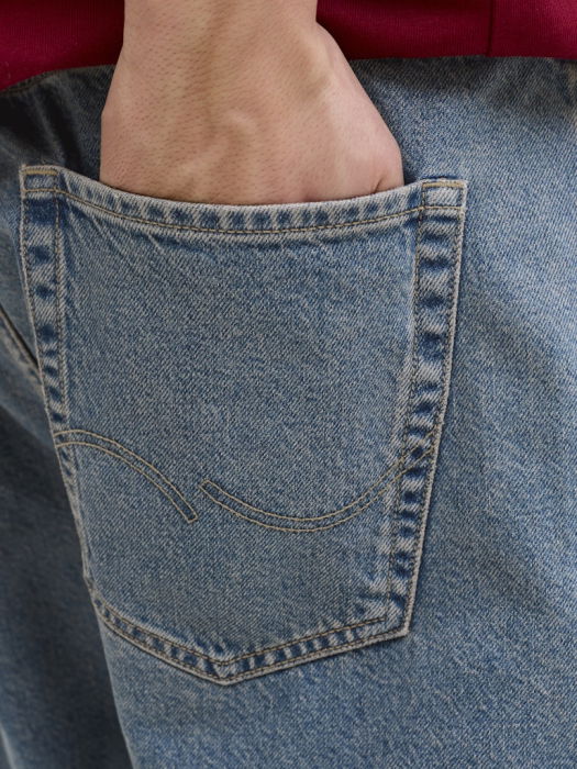 Pantaloni Scurti Blue Denim  Relaxed Barbati [6]