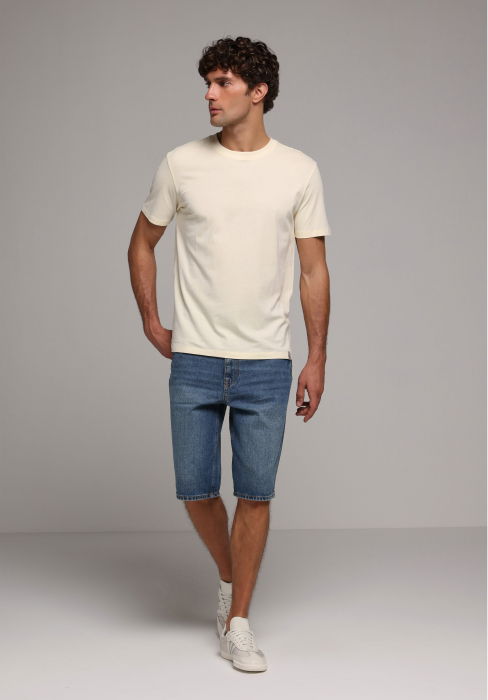 Мужские Шорты Темно-Синие Loose [2]