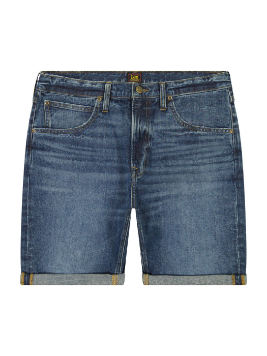 Pantaloni Scurti Albastri Regular Barbati [6]