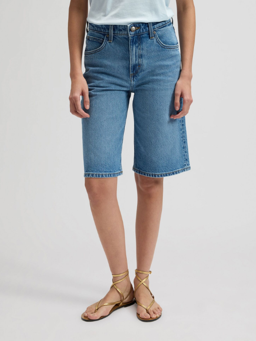 Женские Шорты Синие Relaxed [2]