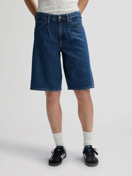 Pantaloni Scurti Blue Relaxed Femei [2]