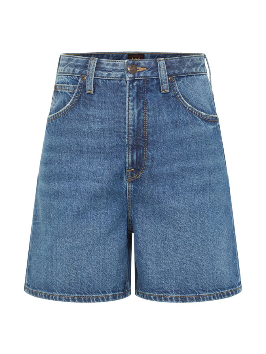 Женские Шорты Синие Wide Leg [6]