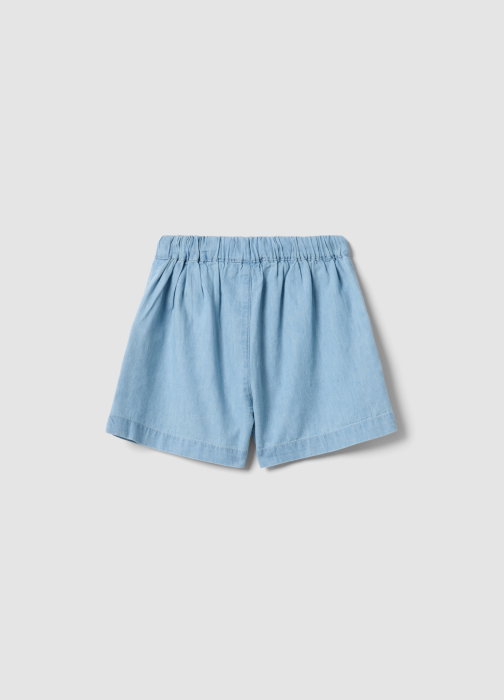 Pantaloni Scurti Denim Light Blue Fete 3-10 Ani [2]