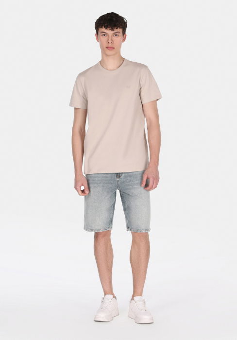 Pantaloni Scurti Gri Deschis Loose Straight. Barbati [3]