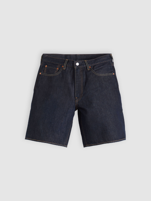 Pantaloni Scurti Indigo Loose Barbati [6]